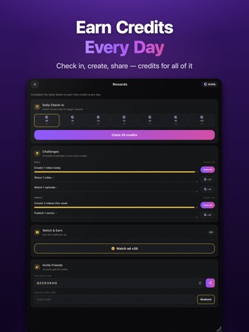 Cinely: AI Film & Movie Maker iPad screenshot 6