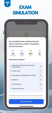 NCC WHNP Exam Prep 2026 iPhone screenshot