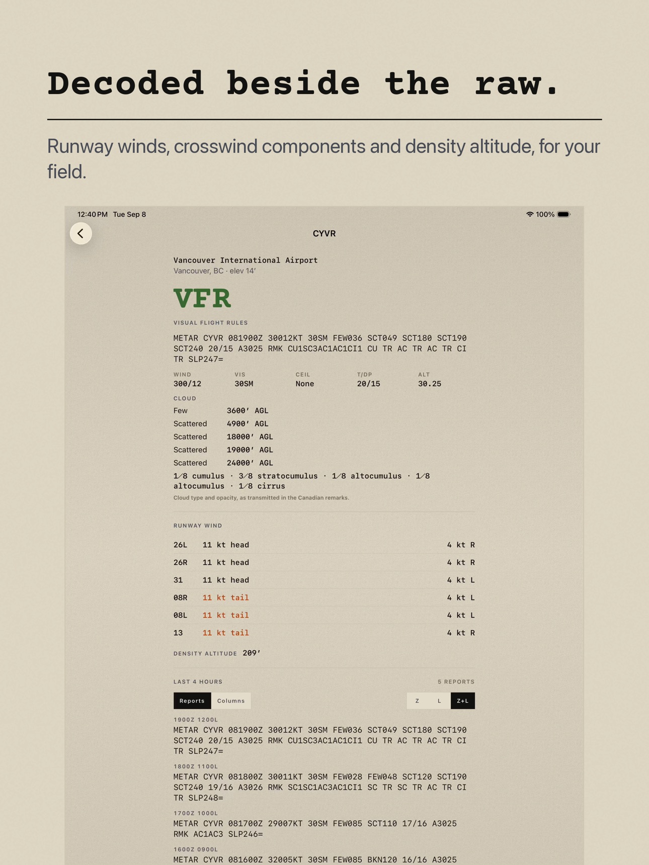 Screenshot 7 of CYWX: METAR & Aviation Weather
