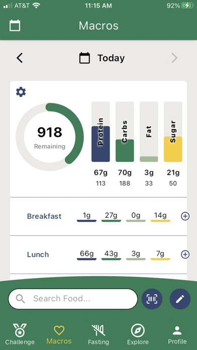 Healthy Habits Tracker Screenshot