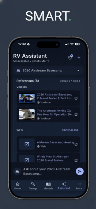 RV SMART Garage Screenshot 4 of 8