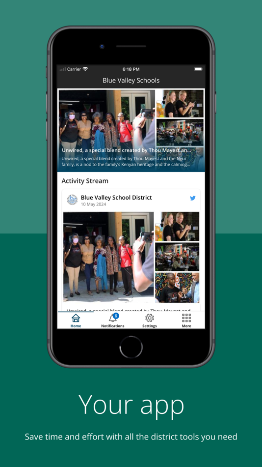 #1. Blue Valley Schools KS (iOS) Podle: Blue Valley School District