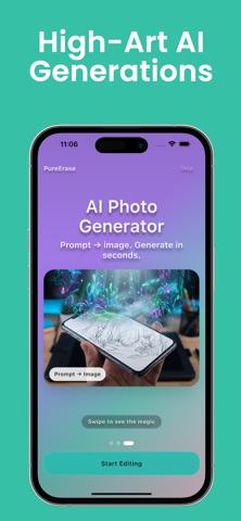 Magic Eraser AI - PureErase iPhone screenshot