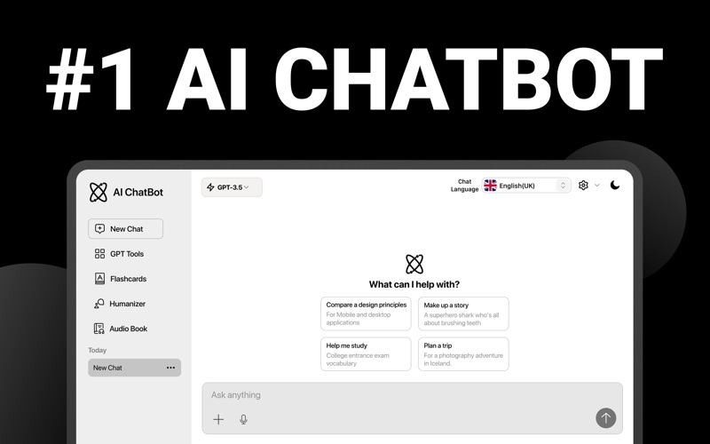 Chatbot: Ask AI Assistant Chat Screenshot