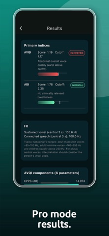 VoxApp - Voice Analysis screenshot