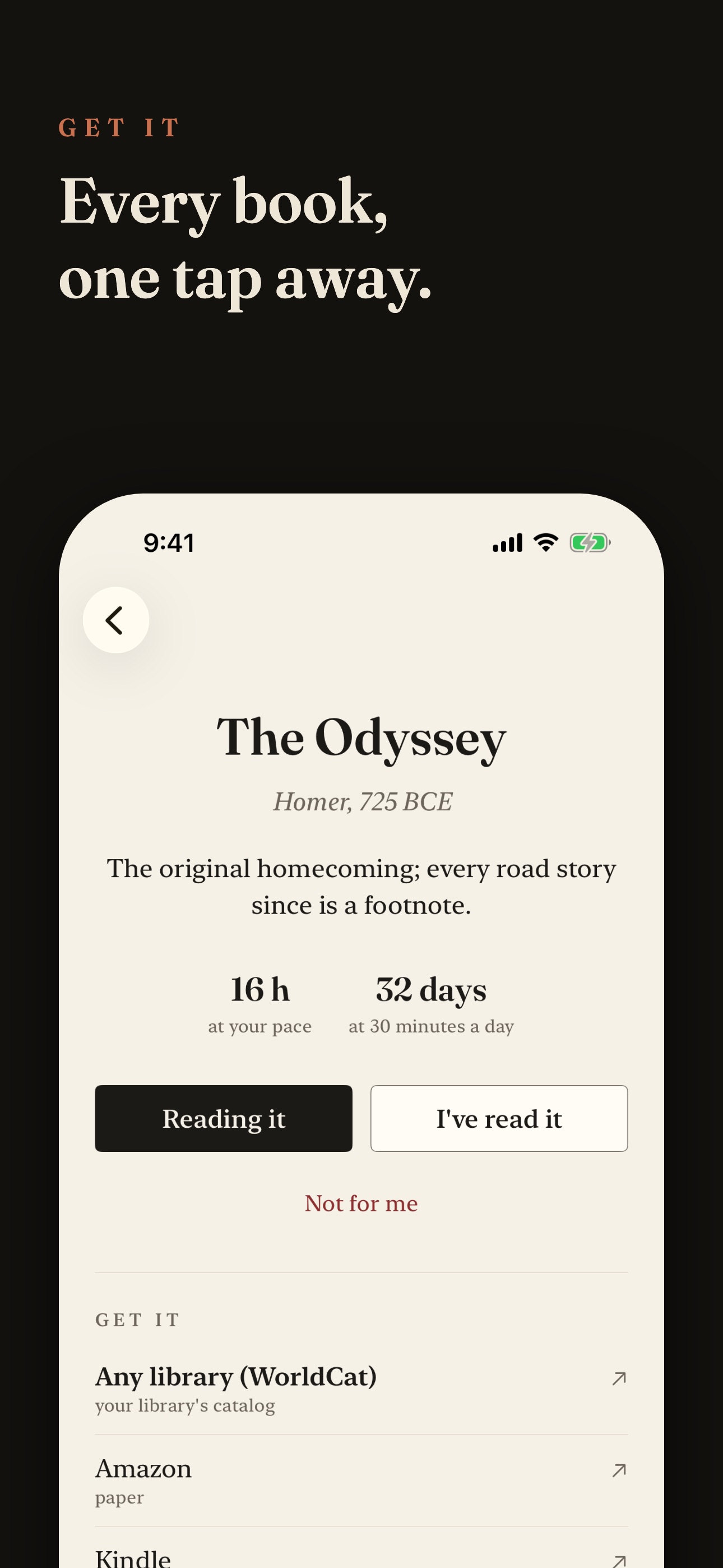 Screenshot 4 of The Great Books Reading List