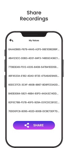 Audio Recorder & Trimmer iPhone screenshot
