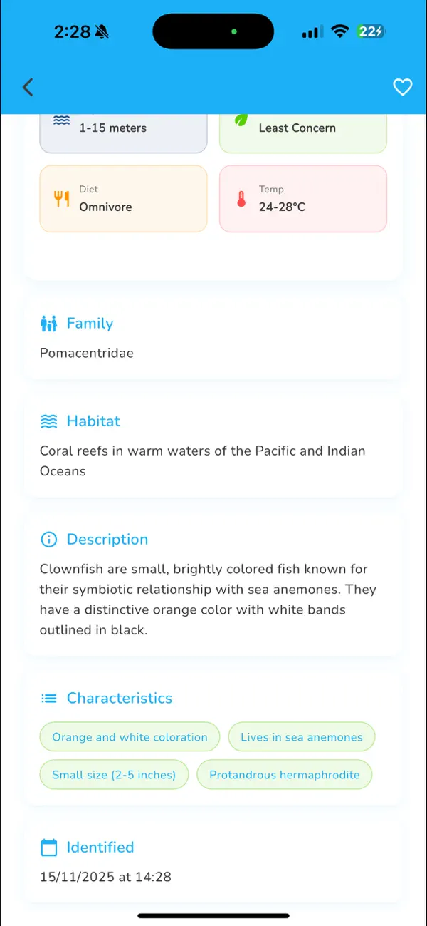 #3. FishSense (iOS) Podle: Yong Li