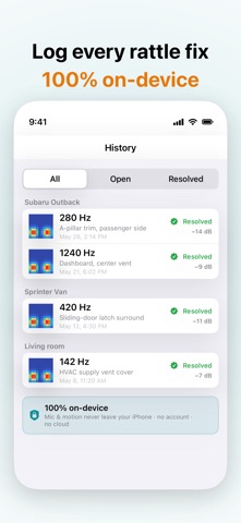 Rattlewise: Noise Finder iPhone screenshot