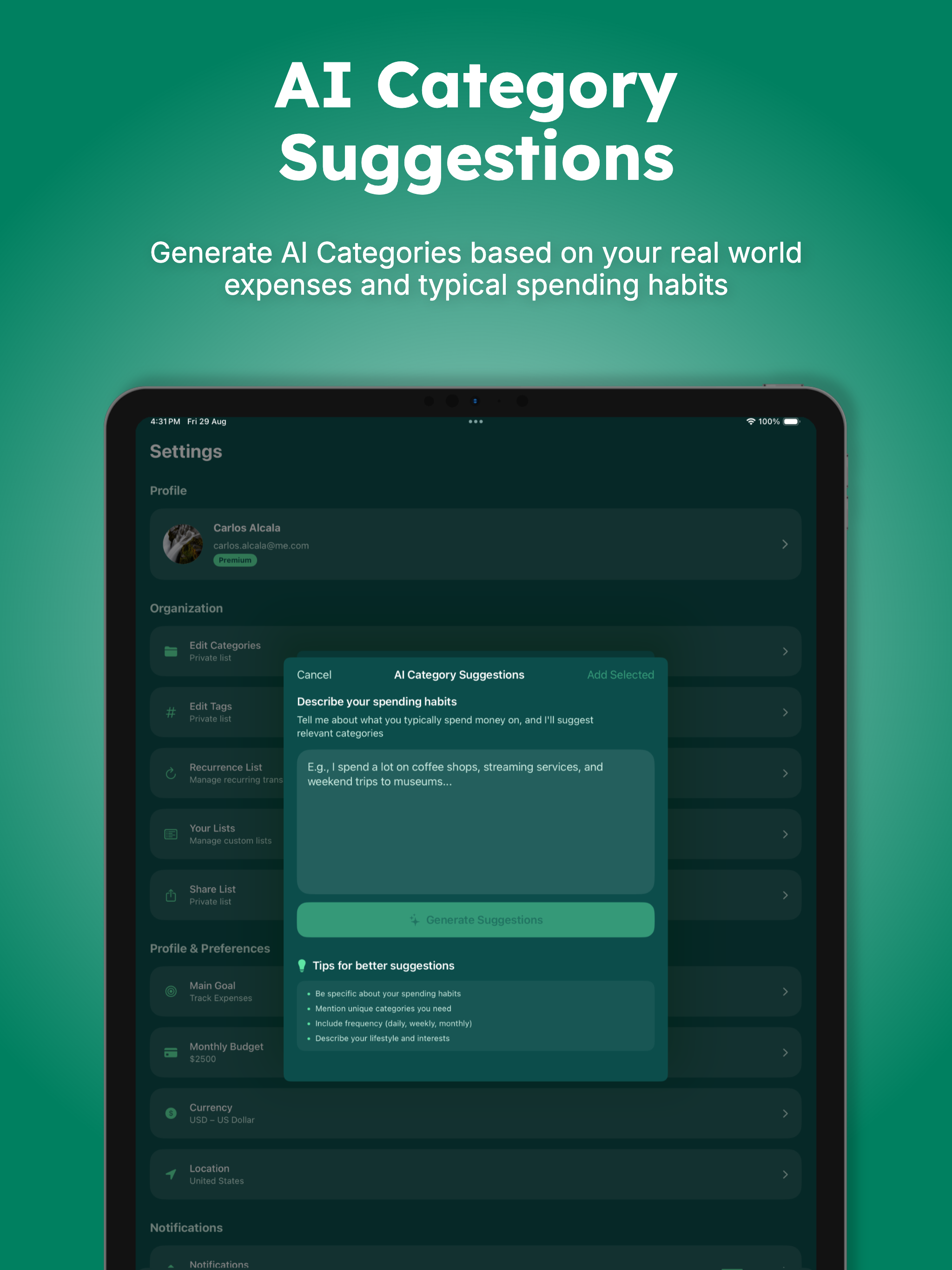 MoneyAI: Budget Expense Track screenshot 17