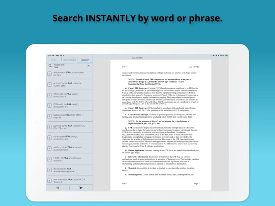 Bombardier Flight Deck 3 iPad screenshot 5 - Reference app