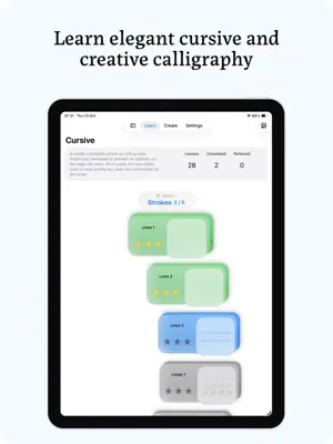 Quill Learn Cursive screenshot 1