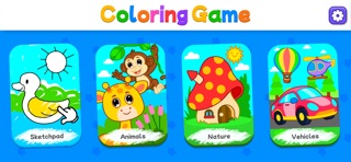 Kids Drawing & Coloring Games iPhone screenshot