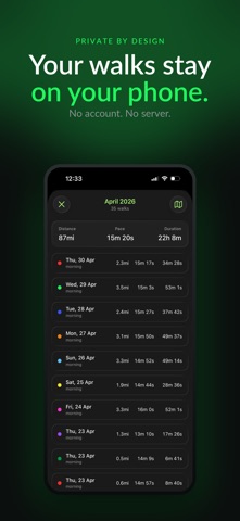 Just My Walks screenshot