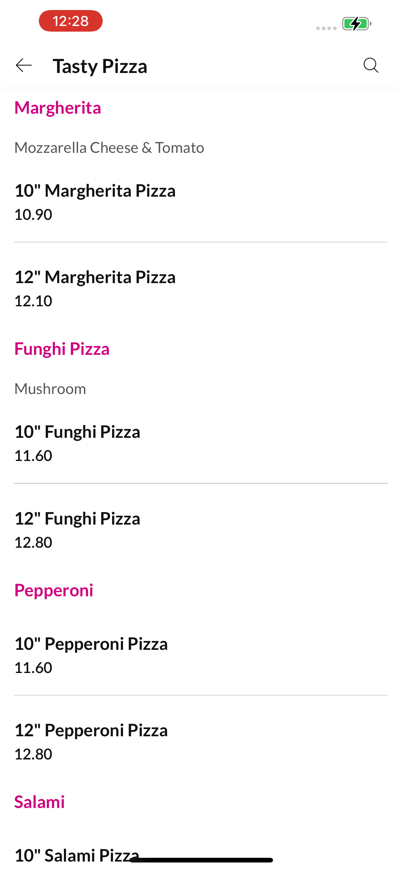 Tasty Pizza Swinton screenshot 3