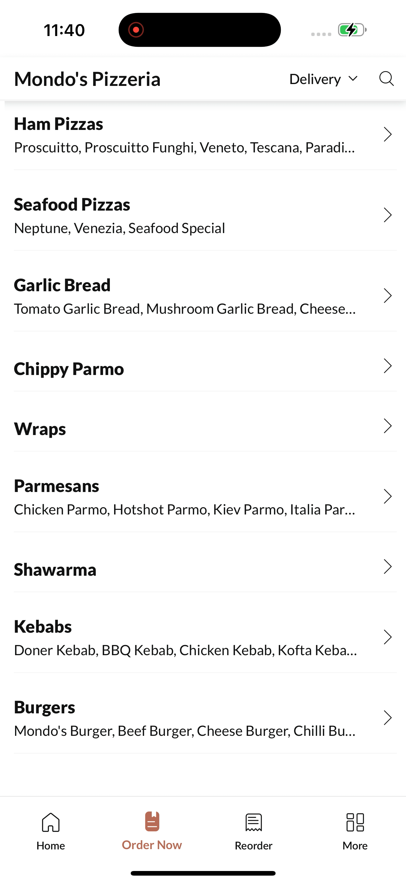 Mondo's Pizzeria screenshot 3