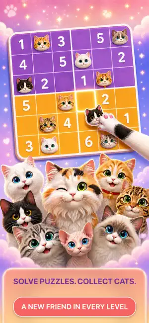 Meow Sudoku: Cat Puzzle screenshot 1