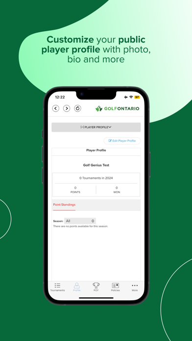 Golf Ontario Screenshot