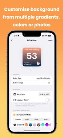 Day Tracker-Life Event Counter iPhone screenshot