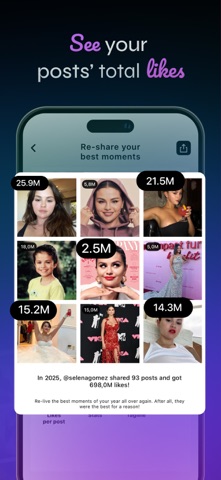 Best Nine 2025 iPhone screenshot