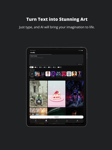 Wandify: AI Photos, Image iPad screenshot