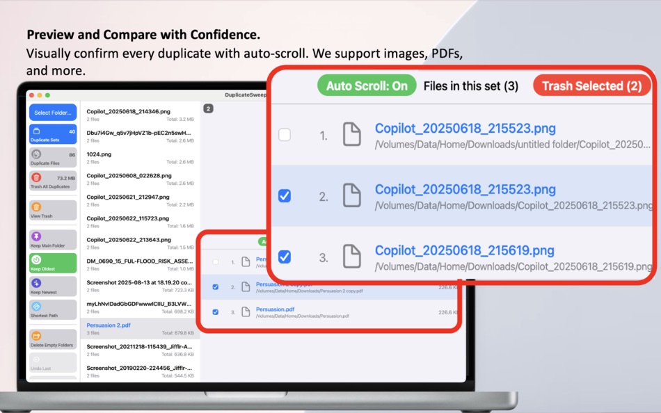 #4. DuplicateSweep (macOS) De: SyCIS Ltd