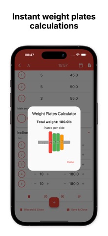 5x5 Workout Lifting Tracker Screenshot 2 of 9