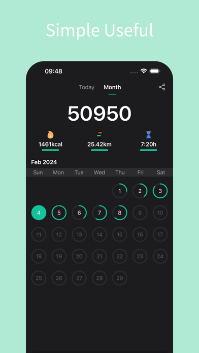 Steps Counter - Pedometer app Screenshot