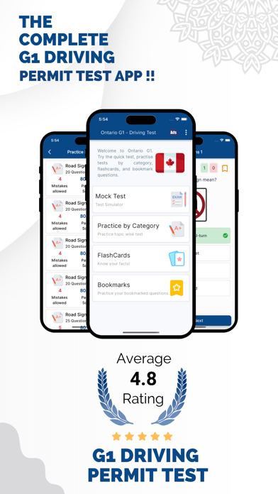 G1 Driving Permit Test Ontario Screenshot