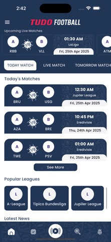 Tudo Football iPhone screenshot 1
