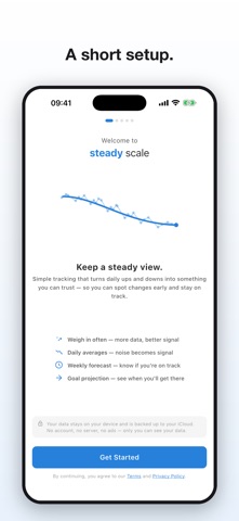 Steady Scale: Weight Tracker screenshot
