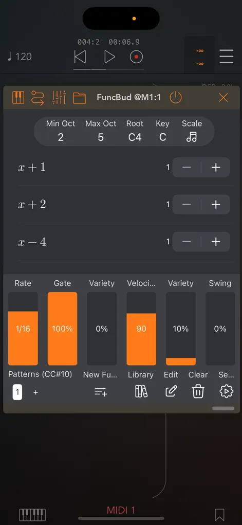 FuncBud Math Sequencer & Synth - Music App | MWM
