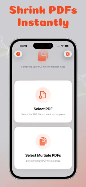 PDF Compressor : Small Size screenshot 1