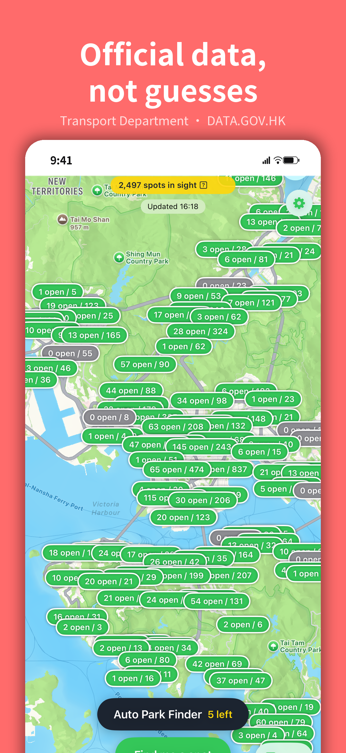 搵位 HK Parking – Live Meters screenshot 5