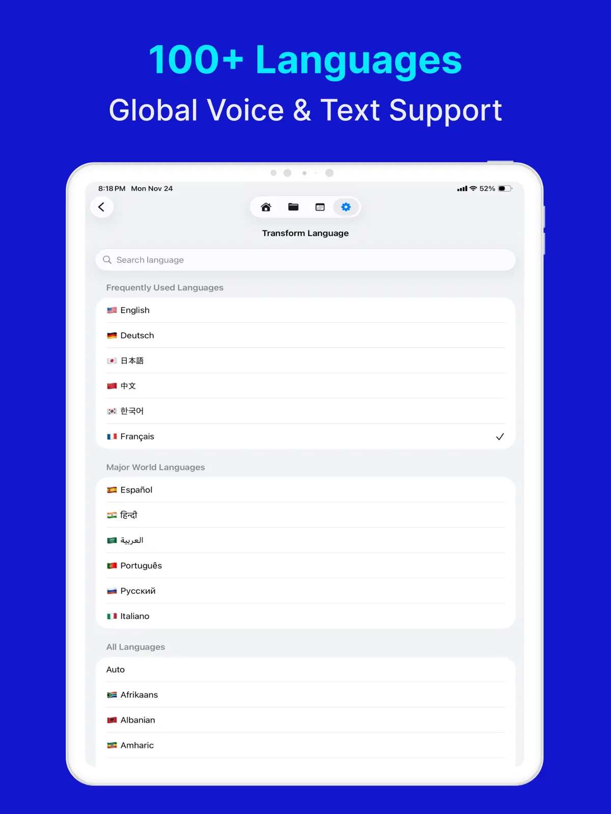 LoroNote - AI文字起こし・議事録 iPad screenshot 4