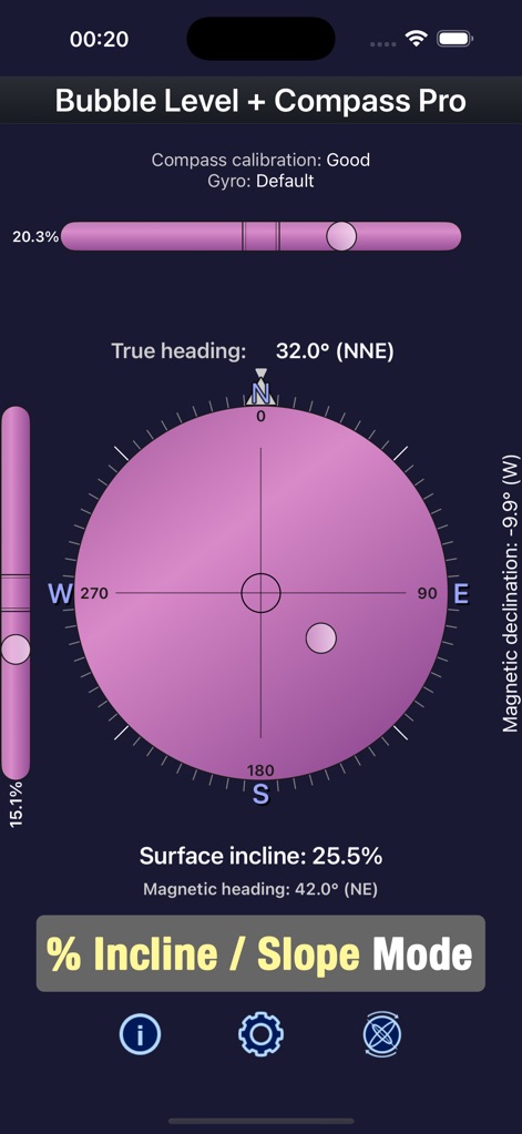Bubble Level + Compass Pro - Utilities App | MWM