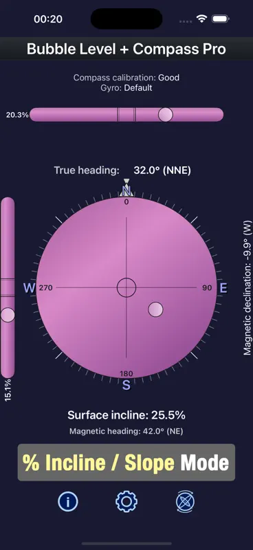Bubble Level + Compass Pro screenshot 2 of 5