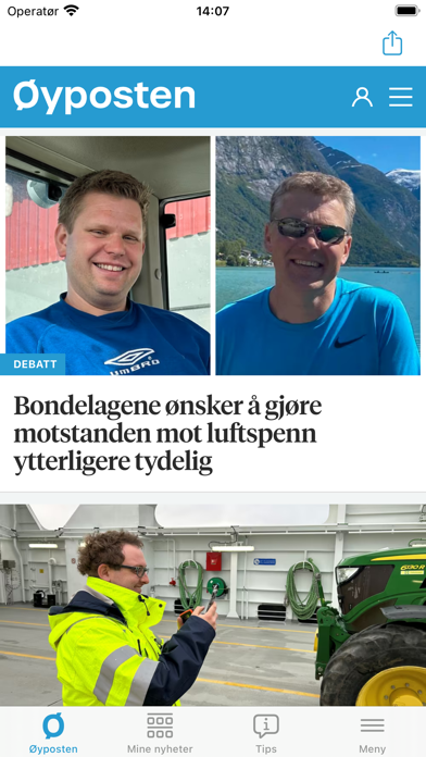 Øyposten Screenshot