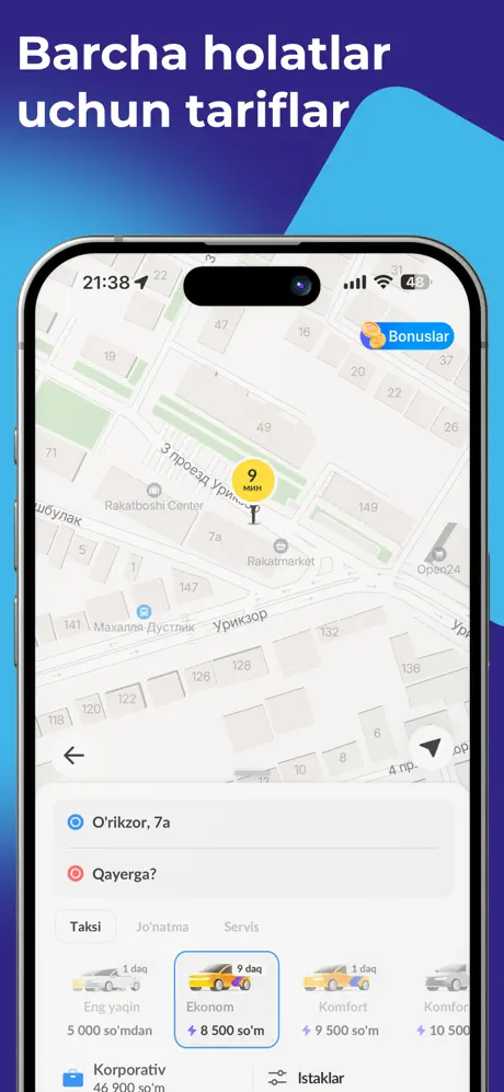MyTaxi - такси и доставка screenshot 6