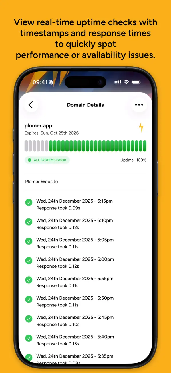 #4. Plomer: Website Monitoring (iOS) By: Jiti