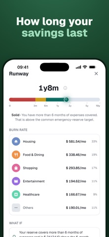 1M Finance: Cash Flow Tracker screenshot