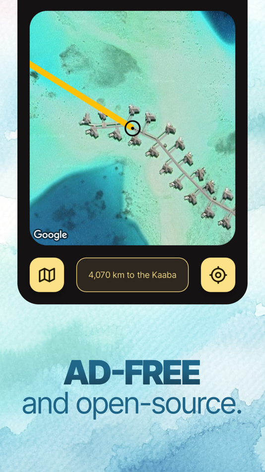 #2. Qibla Finder Map: SimplyQibla (iOS) 게시자: Ahmed Shaikh