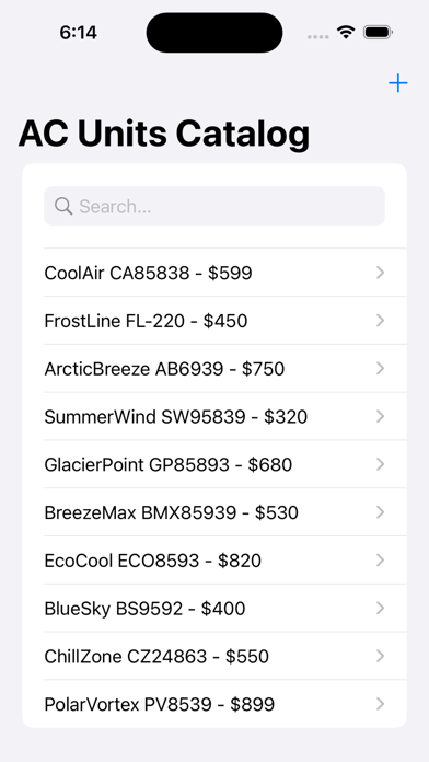 Screenshot #1 pour AC Store Catalog professional