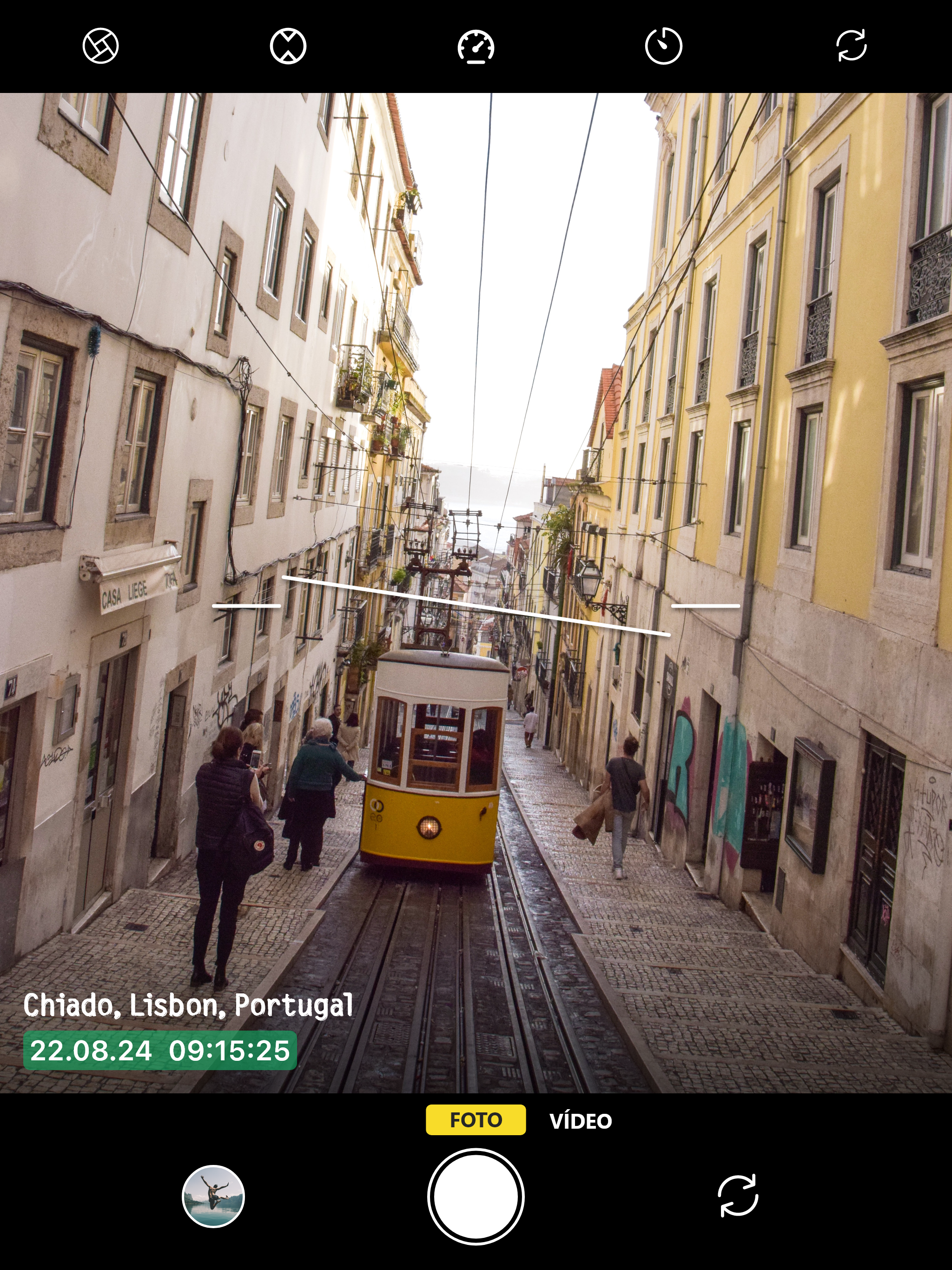 Timestamp Camera: Data e Tempo