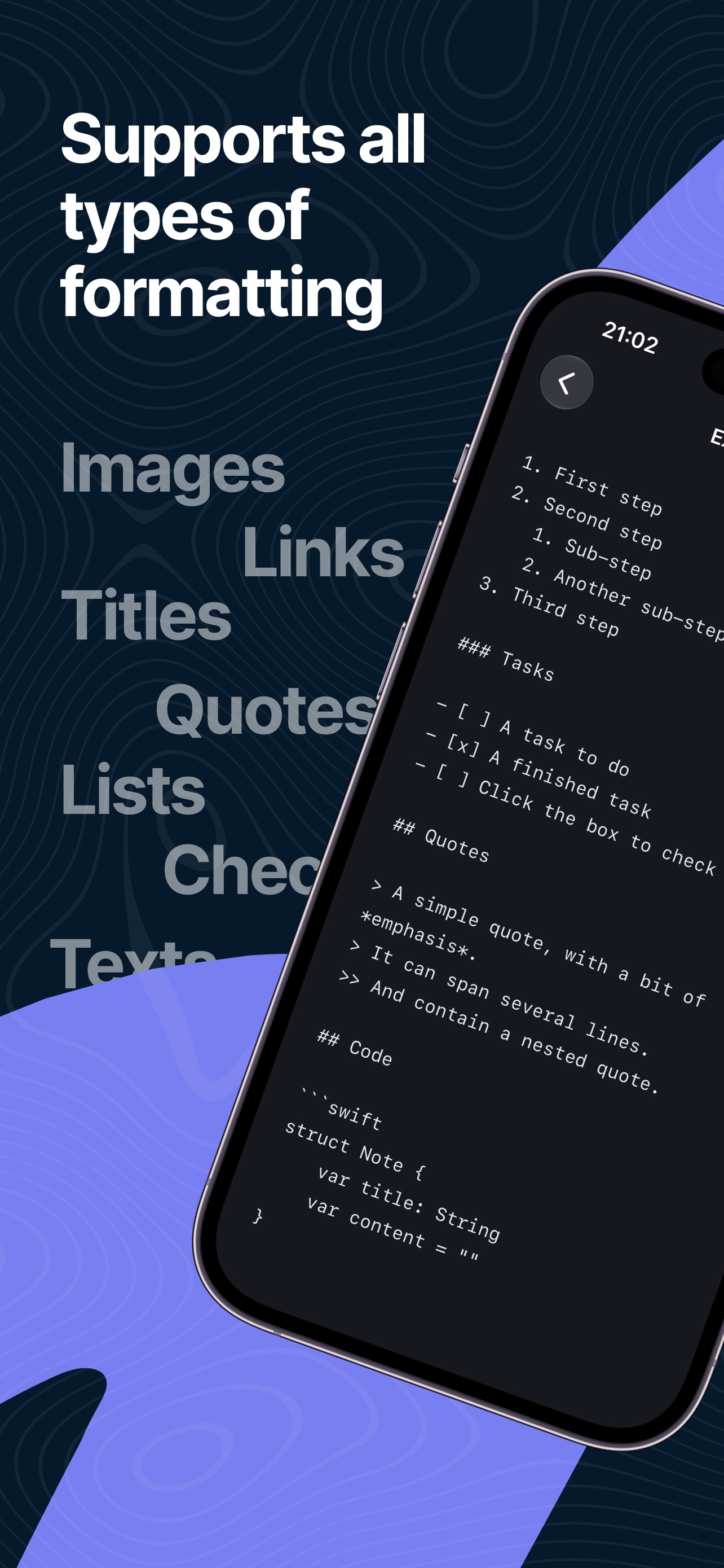 Screenshot 3 of Markdownator