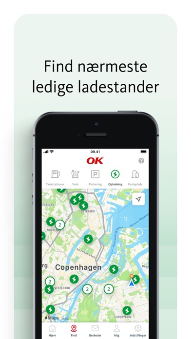 OK: Tank, oplad, vask, parker Screenshot