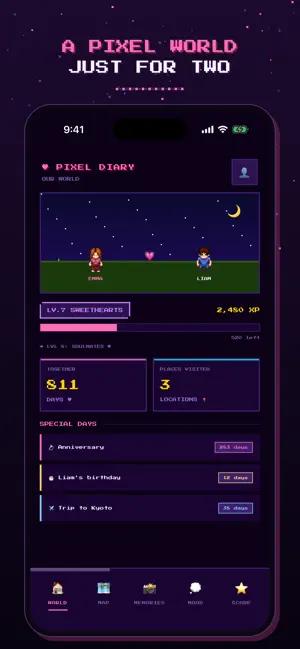 Pixel Diary: Couple Journal screenshot 1