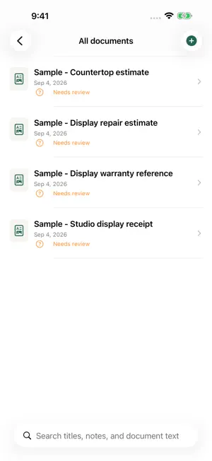 PaperTrail: Document Organizer screenshot 2