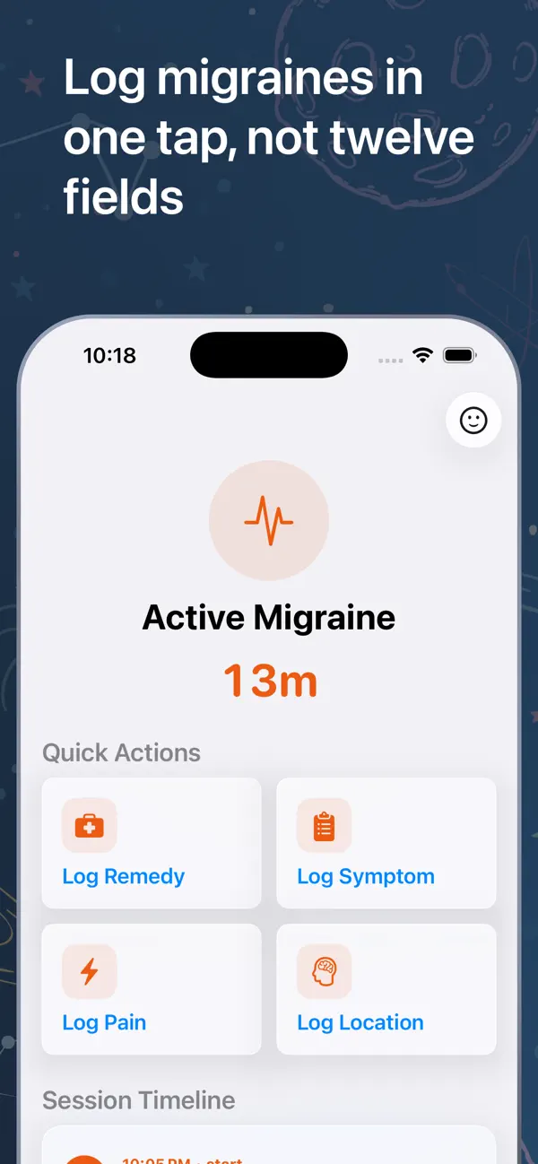 Screenshot #2 pour Migranaut: Migraine & Headache