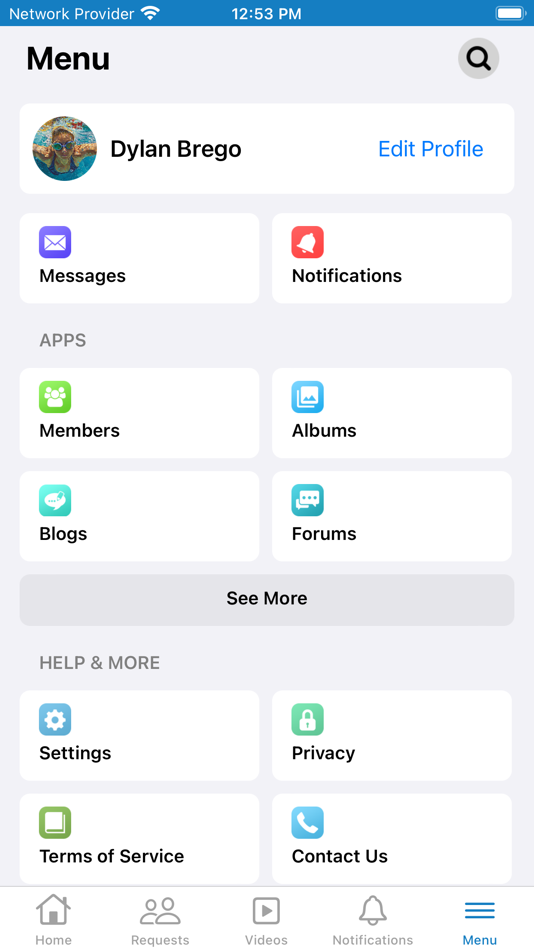 #3. SocialEngine Mobile App by SNS (iOS) 게시자: AHEAD WEBSOFT TECHNOLOGIES PRIVATE LIMITED